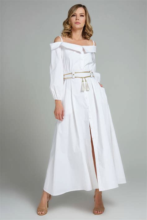 white belt dress